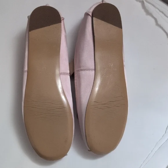 Miu Miu Pink Satin Ballet Flats - Picture 7 of 16